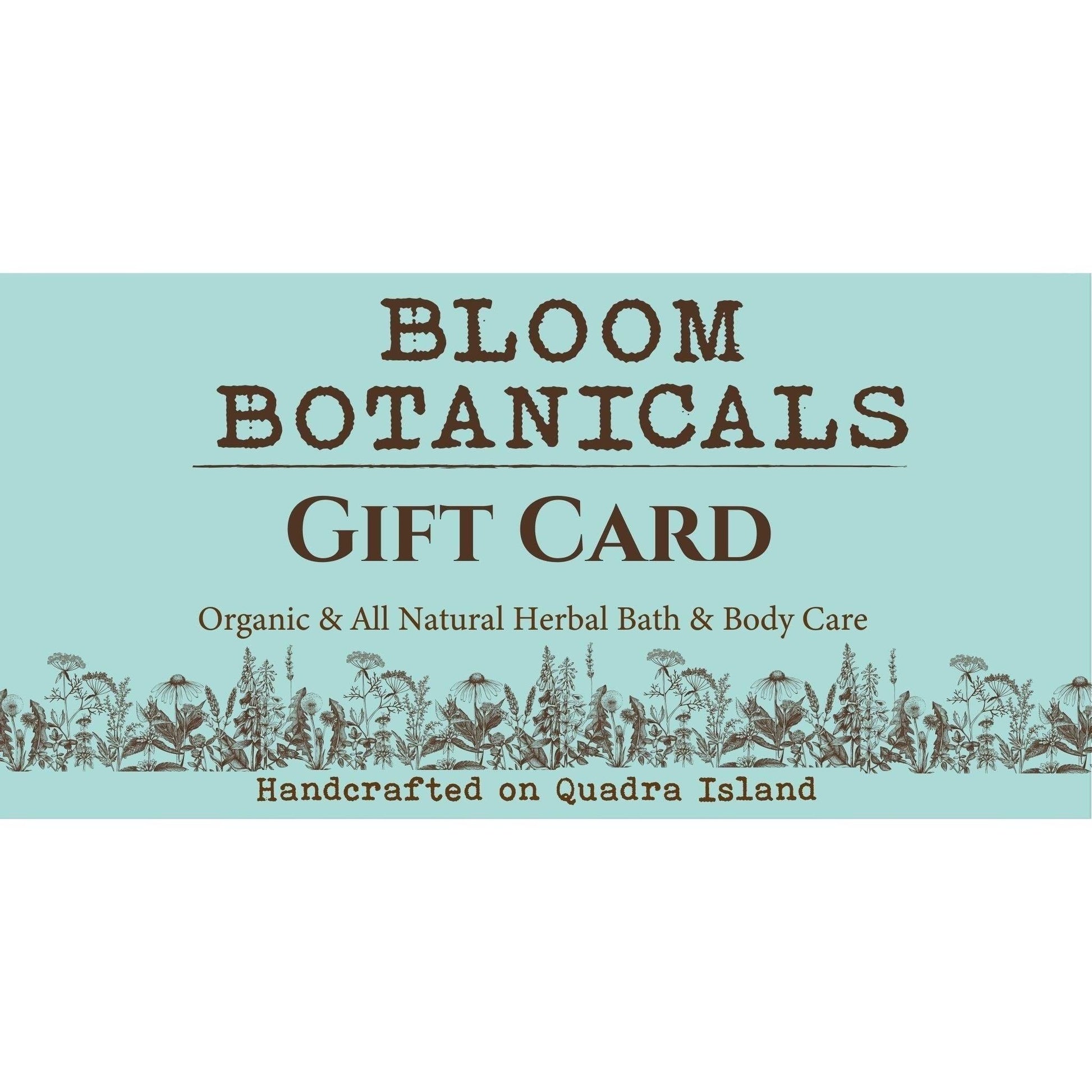 Bloom Botanicals Gift Card - Bloom Botanicals