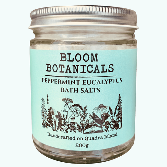 Peppermint Eucalyptus Bath Salts - Bloom Botanicals